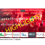 CASTELFRETTESE – FABRIANO CERRETO 1-1 HIGHLIGHTS