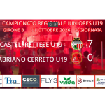 JUNIORES CASTELFRETTESE – FABRIANO CERRETO 7-0 HIGHLIGHTS