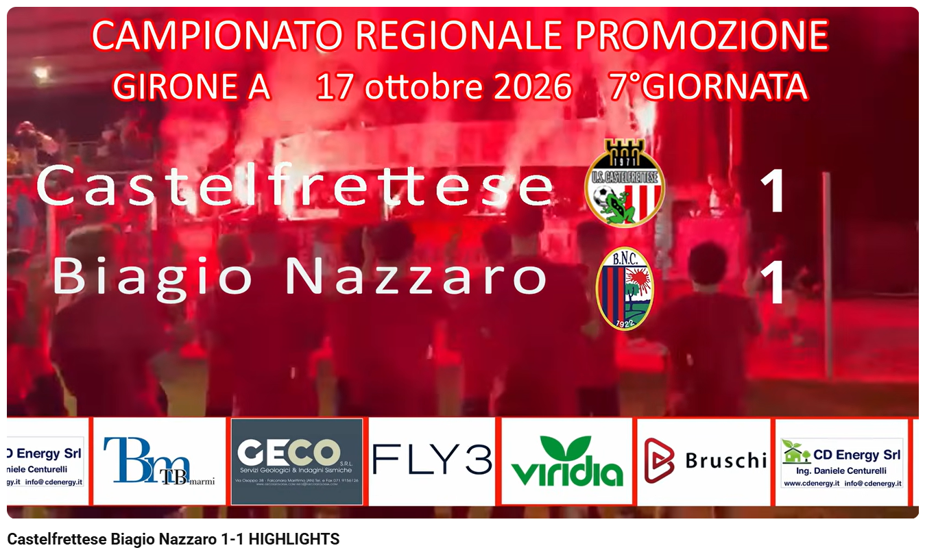 CASTELFRETTESE – BIAGIO NAZZARO 1-1 HIGHLIGHTS